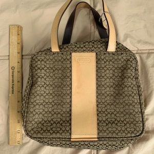 Coach Signature Travel Bag